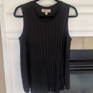 Philosophy black flowy tank top